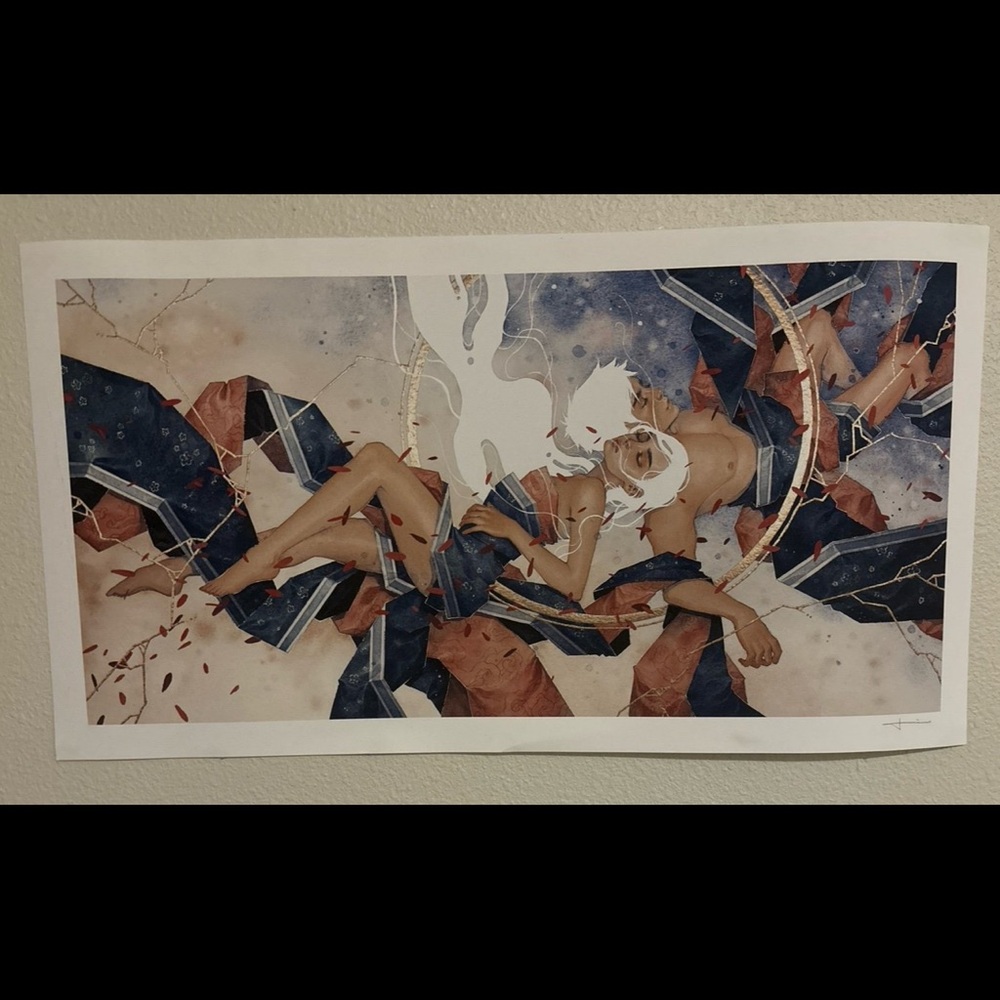 kelogsloops "Inhale, exhale" art print